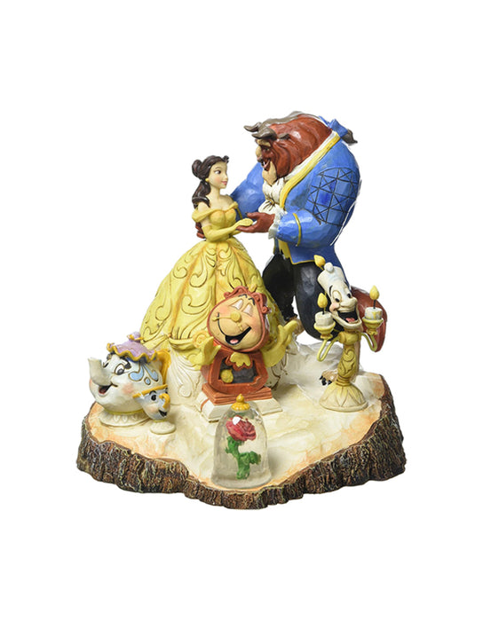 Disney Traditions - Statue de La Belle et la Bête « Un conte vieux sure le monde »