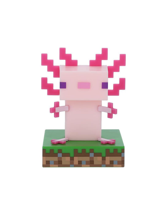 Minecraft - Axolotl Icon Lamp