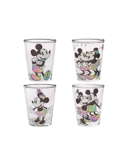 Mickey et Minne Mouse - Ensemble de verrerie