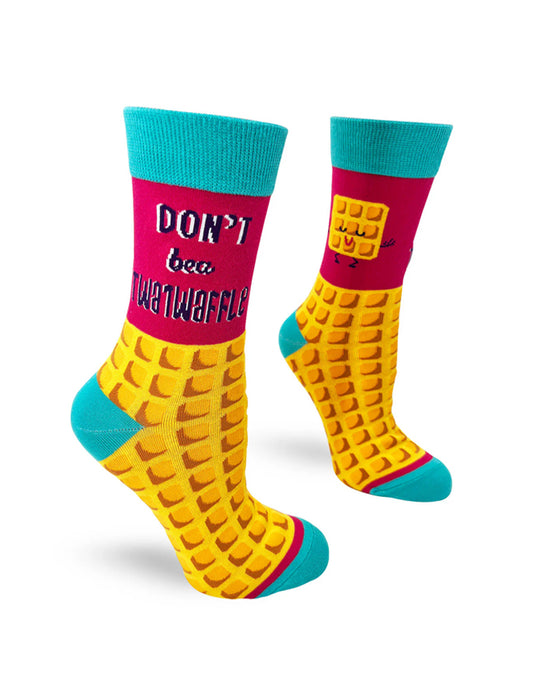 "Don't Be a Twatwaffle" Chaussettes pour femmes
