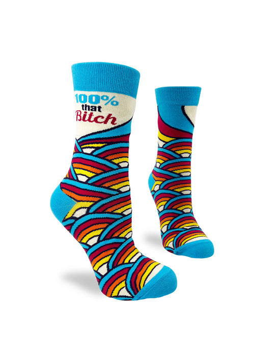"100% That Bitch" Chaussettes pour femmes