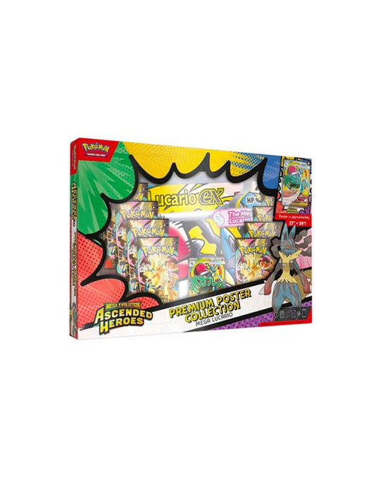 Pokémon - Boîte de collection d'affiche premium Ascended Heroes (Mega Lucario)