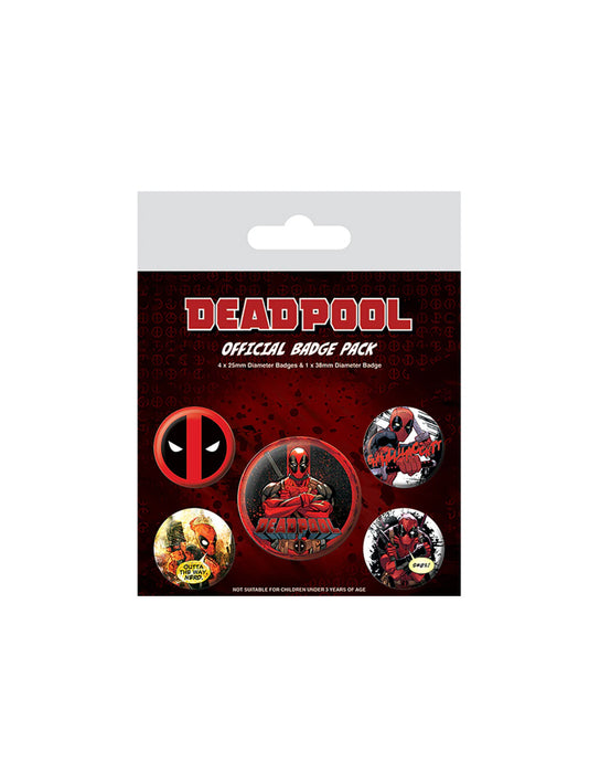 Deadpool - Paquet de badges
