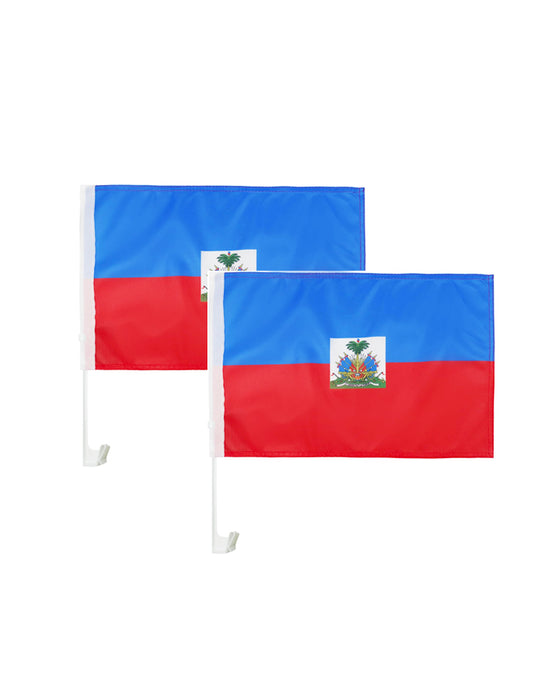 Haïti - Lot de 2 drapeaux