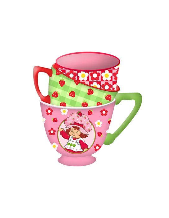 Strawberry Shortcake - Sculpted 3D Mug "Stacked Teacups"