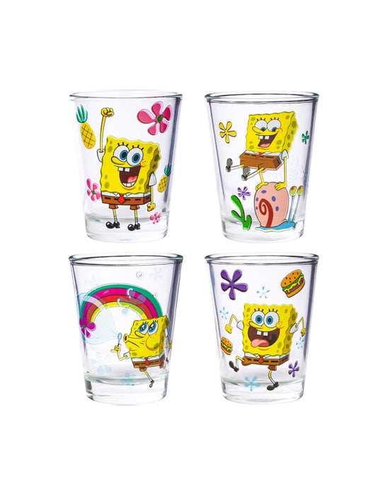 Spongebob Squarepants - Ensemble de verrerie (Poses florales)