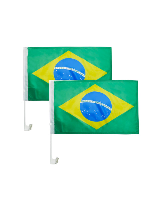 Brésil - Lot de 2 drapeaux