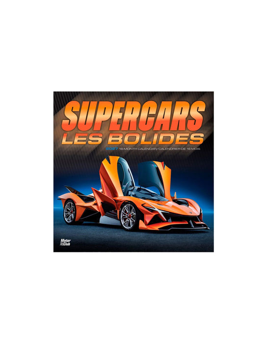 Supercars les Bolides - 2027 Calendar (Bilingual)