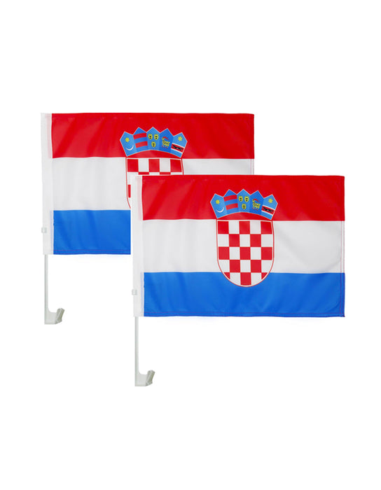 Croatie - Lot de 2 drapeaux