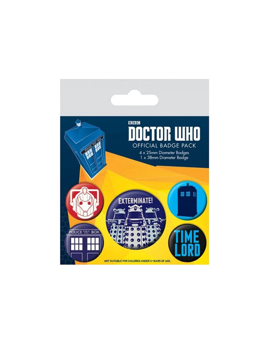Doctor Who - Badge Pack