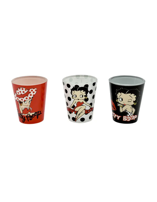 Betty Boop - Set of 3 Shots (Multicolor)