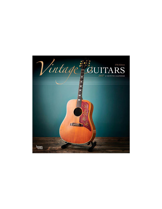 Vintage Guitars - Calendrier 2027 (Anglais)