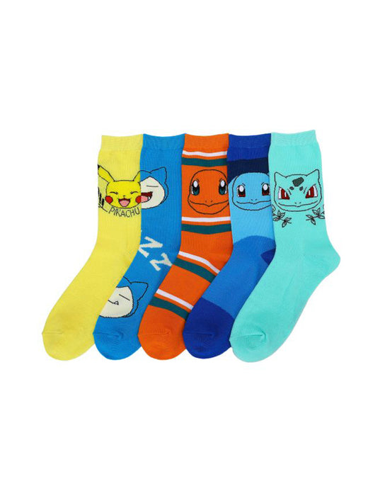 Pokémon - Paire de 5 chaussettes (Pour femmes)