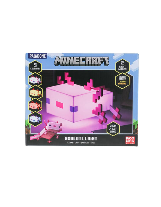 Minecraft - Lampe de Axolotl (5 couleurs)