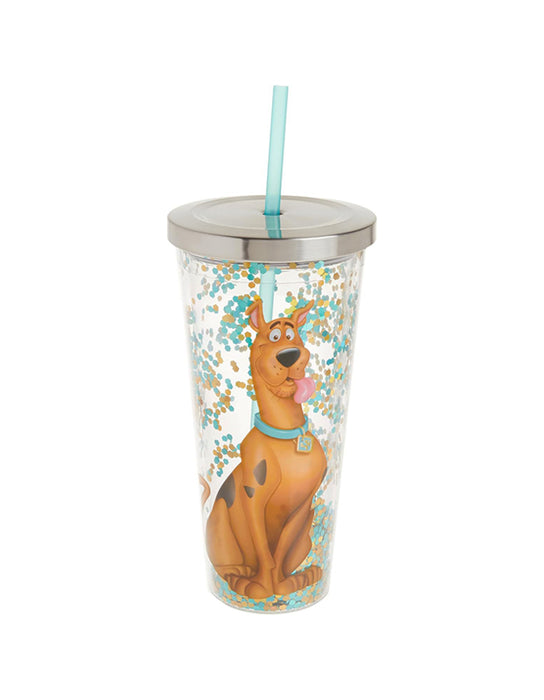 Scooby Doo – Scooby Glitter Cup with Straw