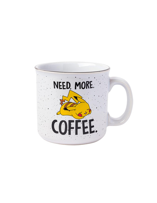 Pokémon - Tasse voyage de Pikachu « Need More Coffee. »