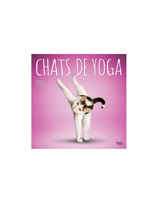 Chats de Yoga - Calendrier 2027 (Français)
