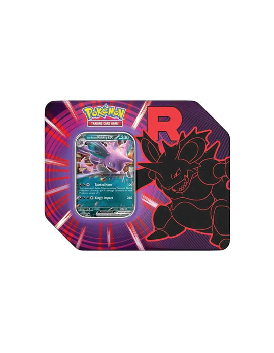 Pokémon -  Destined Rivals Team Rocket's Nidoking ex Tin 