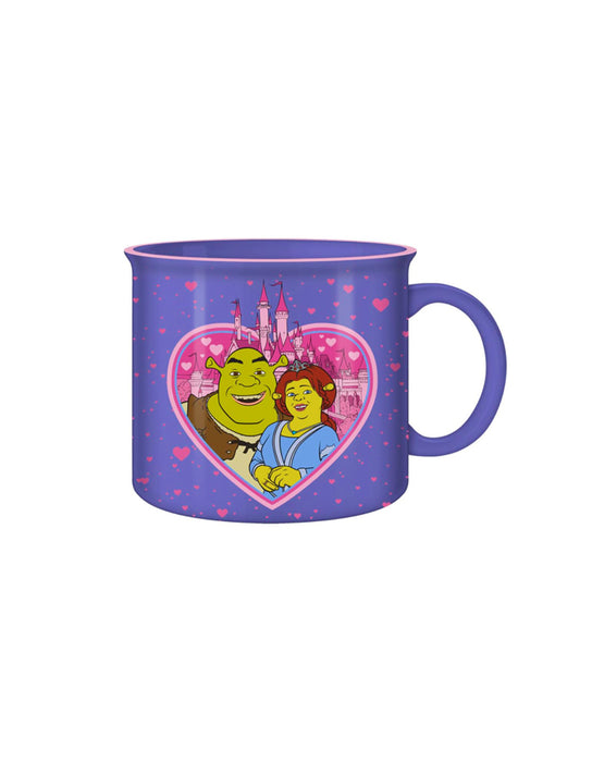 Shrek - Shrek and Fiona Heart Coffee Mug