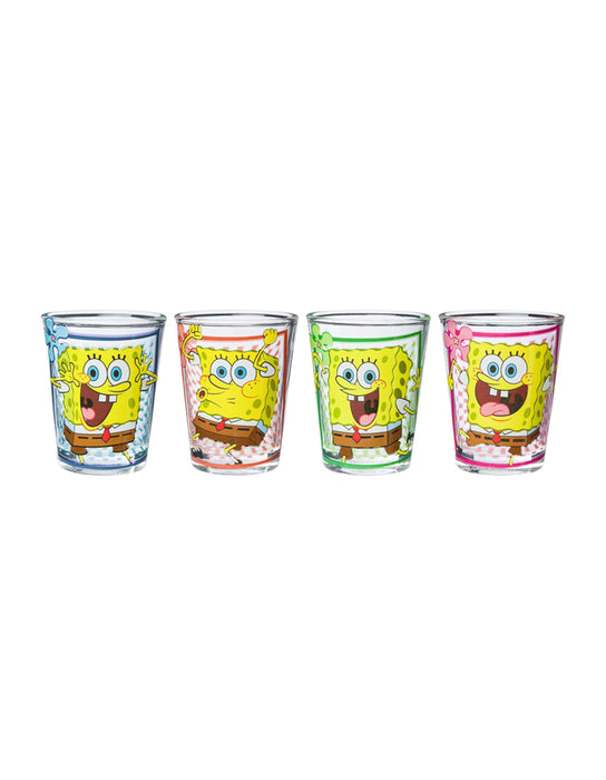 Spongebob Squarepants - Ensemble de verrerie (Carrés à carreaux)