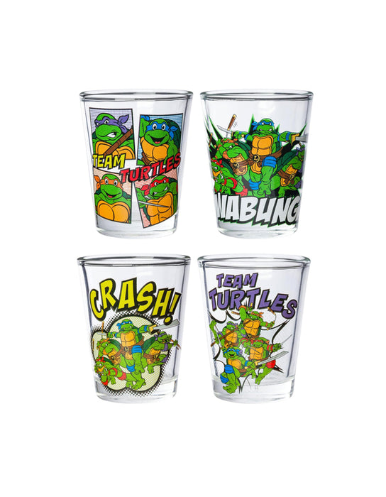 Teenage Mutant Ninja Turtles - Glassware Set (Comic Book Style)