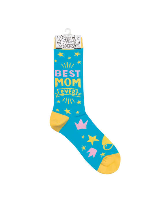 Primitives by Kathy - "Best Mom Ever" Women's Socks