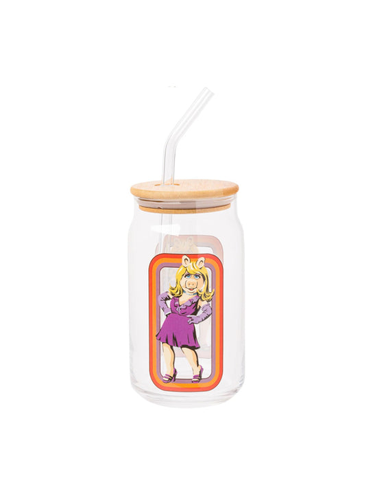 Muppets - Bouteille d'eau avec de Miss Piggy (Verre)