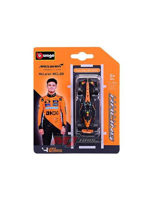 Bburago - F1 McLaren MCL39 (Lando Norris #4)