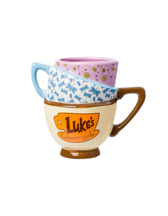 Gilmore Girls - Sculpted 3D Mug "Stacked Teacups"