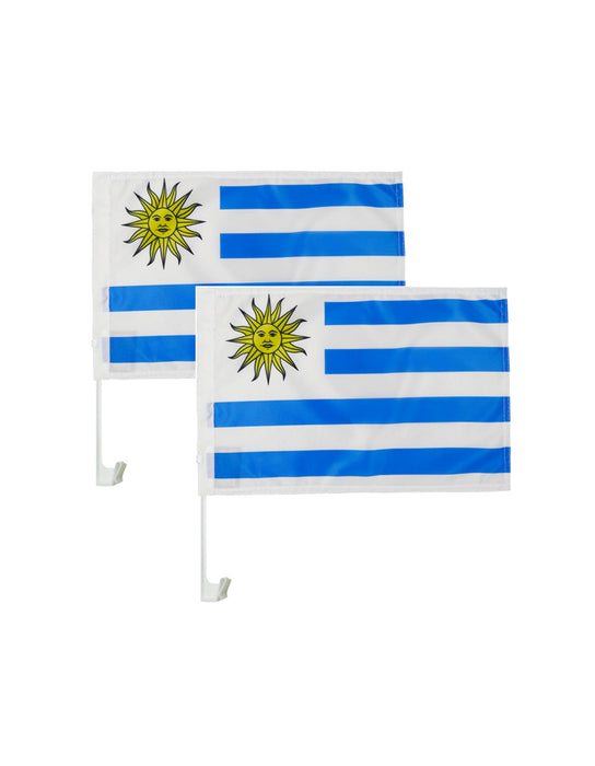 Uruguay - Set of 2 Flags