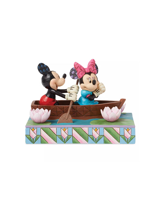 Disney Traditions - Mickey & Minnie "Row-mance is in the Air" Statue
