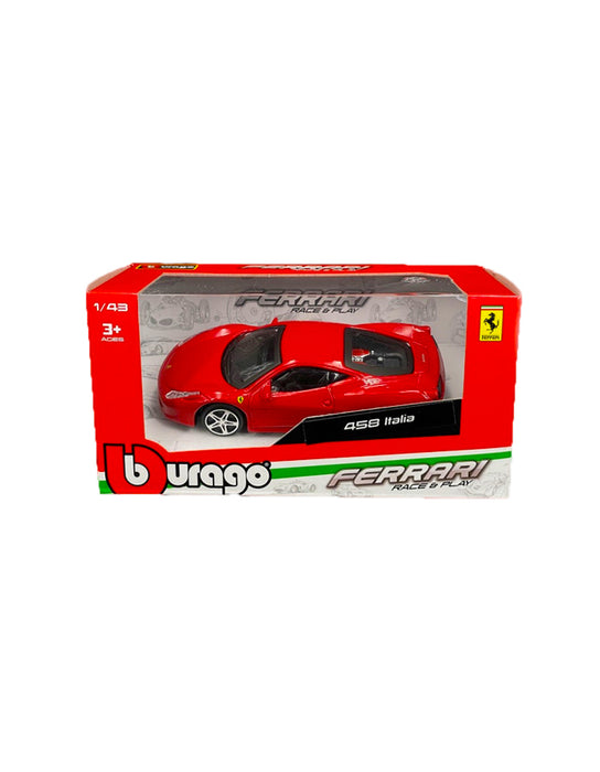 Bburago - Ferrari 458 Italia 1:43 (Race + Play)