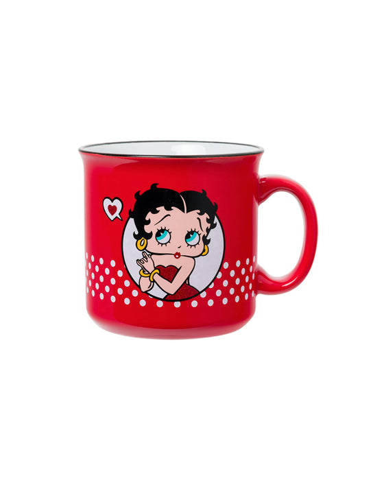 Betty Boop - Camper Mug (Polka Dot Pattern)