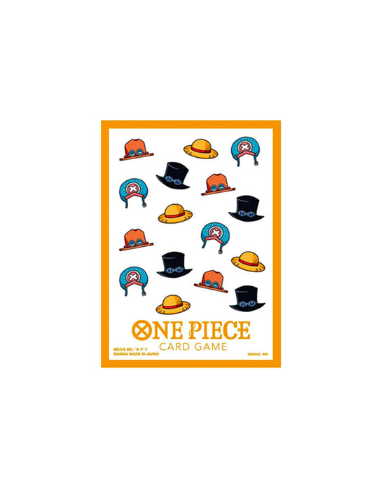 One Piece - Vol. 13 Card Sleeves (Hat Pattern of Luffy, Ace, Chopper and Sabo)