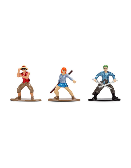 One Piece - Die-cast de Luffy, Nami et Zoro (Live Action)