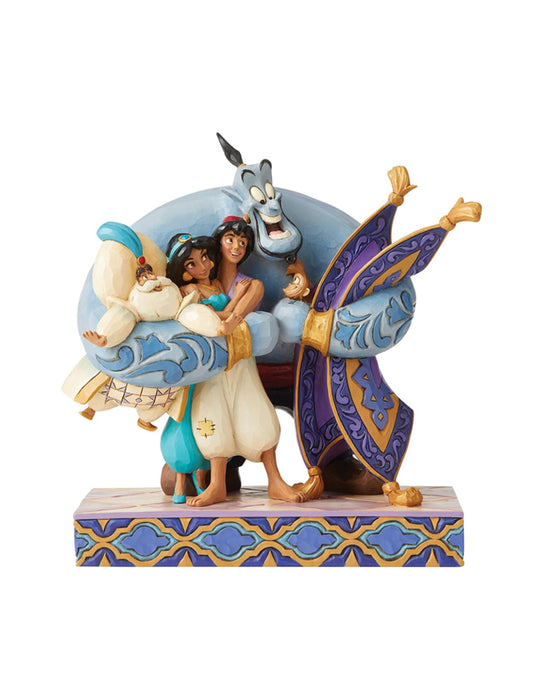 Disney Traditions - Statue de Aladin « Câlin de groupe! »