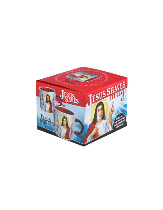 Jesus Shaves Mug (Heat Change)