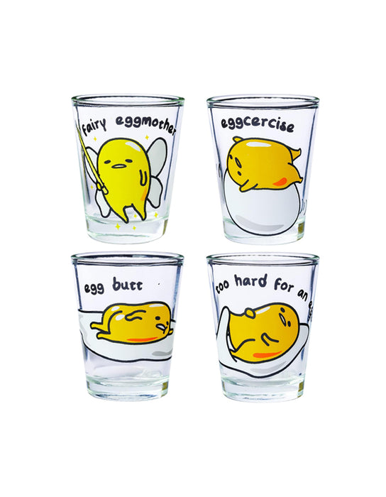 Gudetama - Glassware Set (Egg Pose)