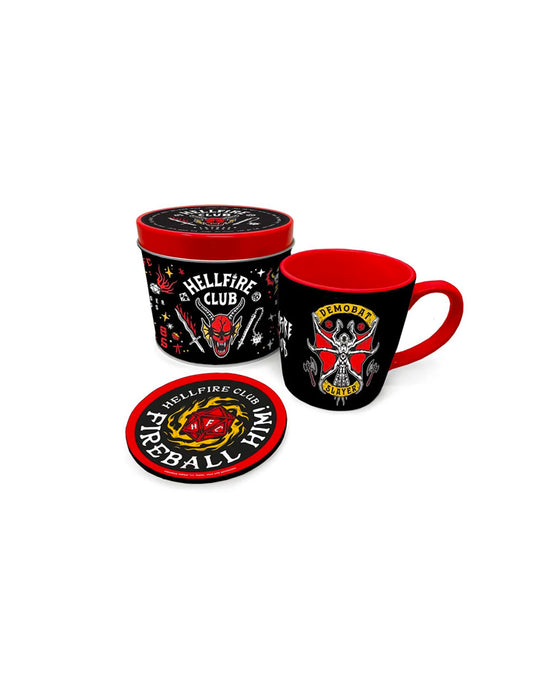 Stranger Things - Coffret cadeau avec tasse à café et dessous de verre