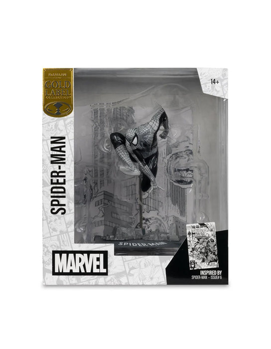 Marvel - Figurine de Spiderman noir & blanc (Label d'Or)