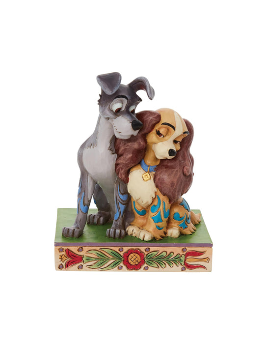 Disney Traditions - Statue de La Belle et le Clochard « Amour canin »