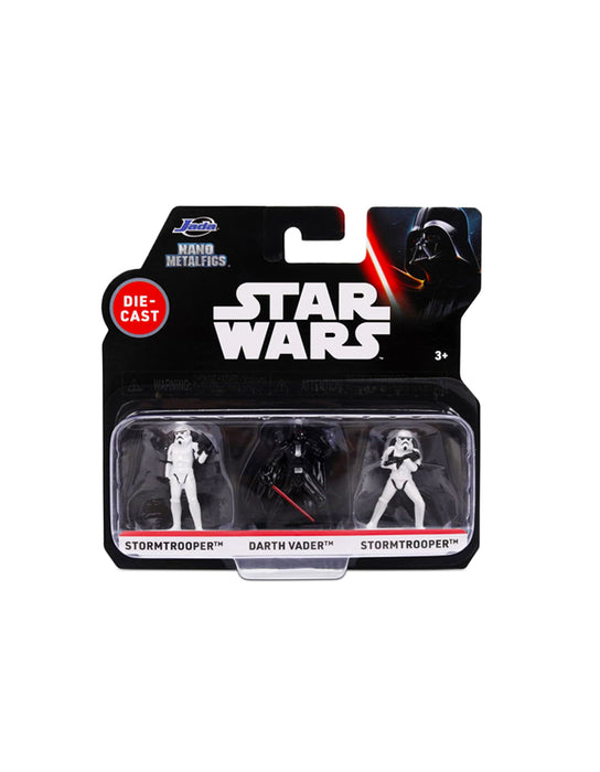 Star Wars - Die-cast de Stormtrooper (x2) et Darth Vader
