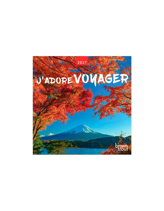 J'adore voyager - 2027 Calendar (French)
