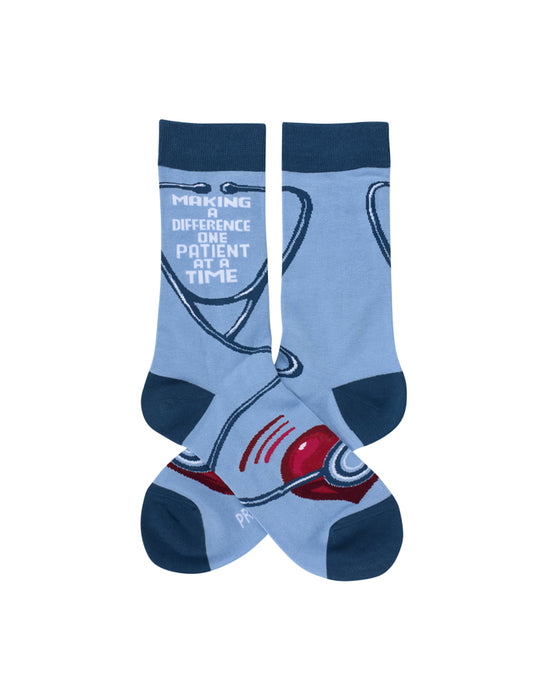Primitives by Kathy - « Making A Difference One Patient At A Time » chausettes unisexe