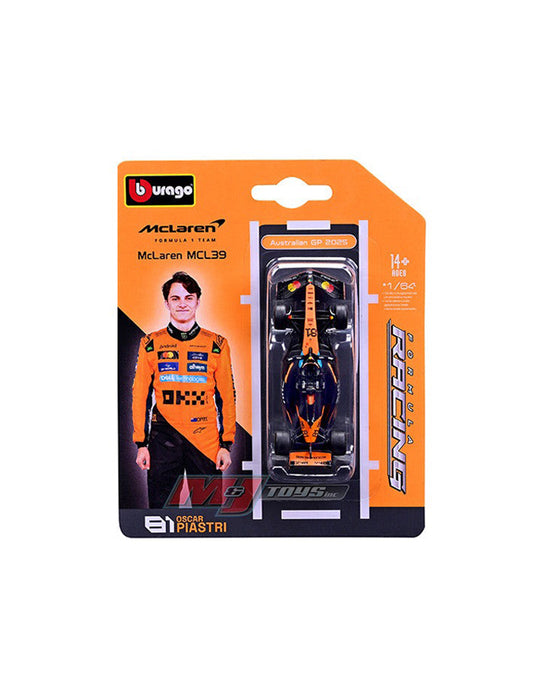 Bburago - F1 McLaren MCL39 (Oscar Piastri #81)
