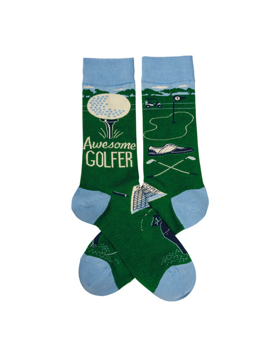 Primitives by Kathy - « Awesome Golfer » chausettes pour hommes