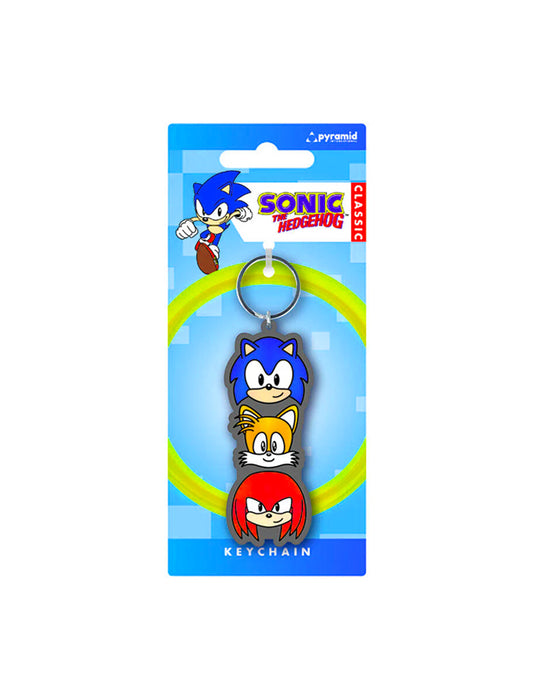 Sonic The Hedgehog - Trio Keychain (Sonic, Tails and Knuckles)