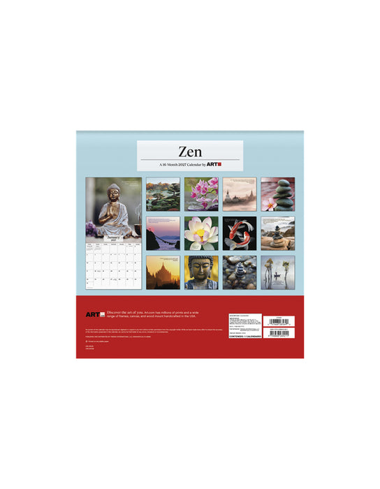 ART - Calendrier Zen 2026-27 (Bilingue)