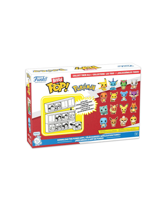 Pokémon - Bitty Pop! (Bulbasaur, Flareon, Pichu et Charizard)