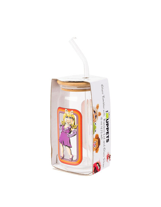 Muppets - Bouteille d'eau avec de Miss Piggy (Verre)
